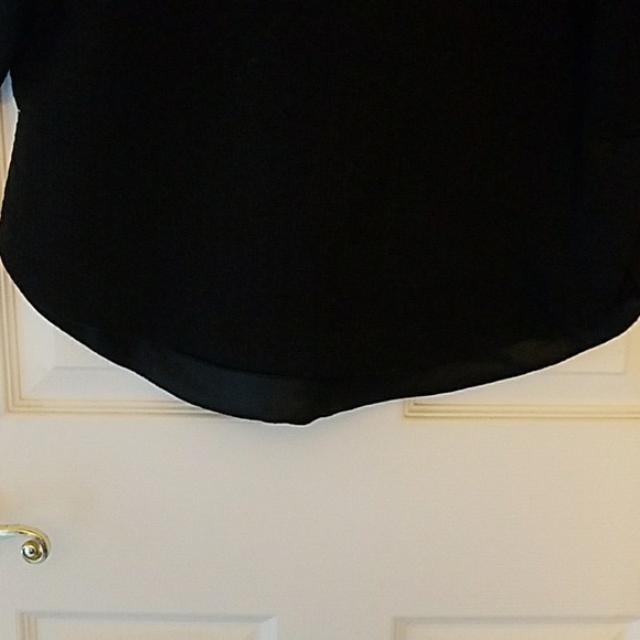 Max Studio elegant 3/4 sleeve black top - Picture 5 of 6